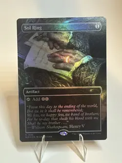 Sol Ring Borderless Secret Lair Foil SLD 1696 NM - MTG Magic - Image 1