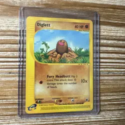 Pokemon Card Diglett 106/165 Expedition Base Set Vintage NM-Mint - Image 1