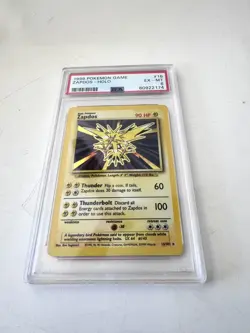 1999 POKEMON #16 ZAPDOS-HOLO PSA 6 - Image 1