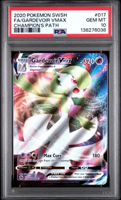 2020 Pokemon Gardevoir VMAX FA 017/073 Sword & Shield Champions Path PSA 10 Gem - Image 1