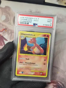 2008 Pokemon Stormfront Charmeleon Secret Rare Holo #102 PSA 9 Graded Pokemon - Image 1