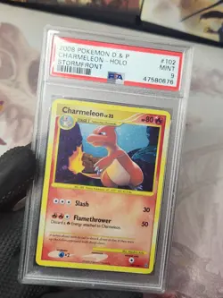 2008 Pokemon Stormfront Charmeleon Secret Rare Holo #102 PSA 9 Graded Pokemon - Image 2