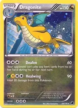 Dragonite - 83/116 - Cosmos Holo XY Blisters Exclusive - Pokemon Promos #83/116 - Image 1