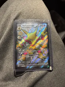Pokemon TCG SV-Paldean Fates Alakazam ex #215/091 Shiny Ultra Rare - Image 2