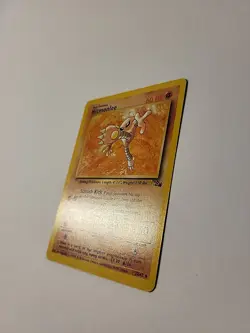 Hitmonlee - Pokemon Fossil 22/62 - Rare - Unlimited - LP - VTG - Image 4
