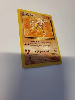 Hitmonlee - Pokemon Fossil 22/62 - Rare - Unlimited - LP - VTG - Image 5