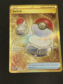 Pokemon TCG 151 206/165 Switch Secret Rare - NM - Image 1