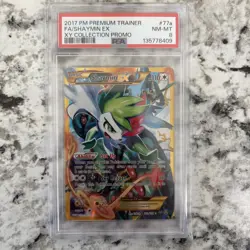 Pokemon Shaymin EX XY Premium Trainer Coll. Full Alt Art Promo #77a PSA 8 - Image 1