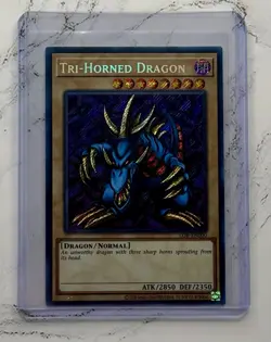 Tri-Horned Dragon LOB-EN000 Legend of Blue Eyes 25th Anniversary NM Secret Rare - Image 1