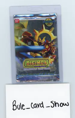 Digimon CCG Generations Set 3 2005 Card - Factory Sealed Pack - Image 1