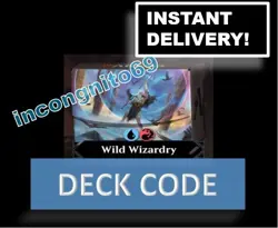 MAGIC MTG MTGA ARENA CODE CARD WELCOME BOOSTER WILD WIZARDRY ARENA DECK INSTANT - Image 1