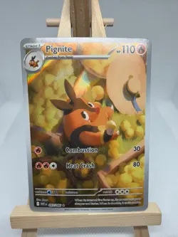Pokemon TCG Pignite Card White Flare Illustration, Rare, 097/086 - MINT - Image 1
