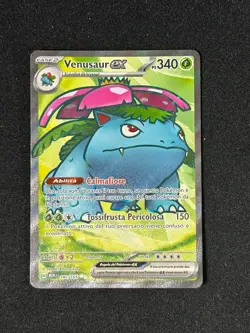 Pokemon Venusaur Ex 182/165 Full Art | Set 151 MEW Italiano | Near Mint - Image 1