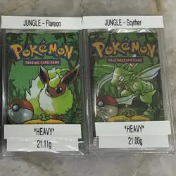 Pokemon Jungle Booster Pack 2x Art Set - Unlimited – WOTC – Heavies - Image 1