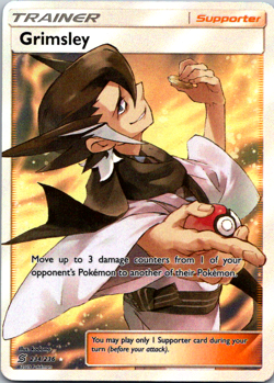 Grimsley - 234/236 - Full Art Ultra Rare Pokemon Unified Minds NM-Mint - Image 1