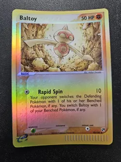 Pokemon EX Sandstorm Baltoy Reverse Holo 32/100 EXC-NEAR MINT - Image 1