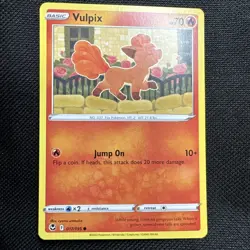 Pokemon TCG Vulpix 017/195 Swsh12 Basic 70HP Common Regular - Image 1