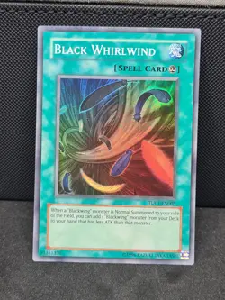 Yugioh - Black Whirlwind TU01-EN005 Super Rare VLP - Image 1