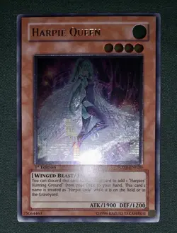 Yugioh Harpie Queen FOTB-EN020 Ultimate Rare (UTR) 1st Ed NM/VLP - Image 3