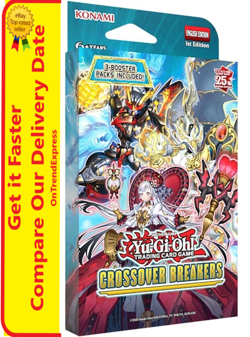 Yu-Gi-Oh TCG Crossover Breakers 3 Booster Pack Tuckbox NEW - Image 1