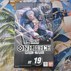 [ PRB-01 INCLUDED ] One Piece TCG Smoker Black Starter Deck ST-19 English Sealed - Image 1
