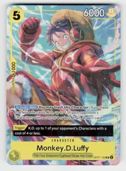 One Piece Promotion Cards #OP07-109 Monkey.D.Luffy (Illustration Box Vol.3) - Image 1