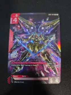 GUNDAM TCG CARD GAME - GD01-044 LR KSHATRIYA - ENGLISH NEWTYPE RISING - Image 1