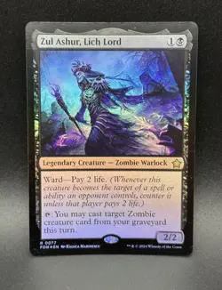 MTG Zul Ashur, Lich Lord R Foundations #77 FOIL - Image 1
