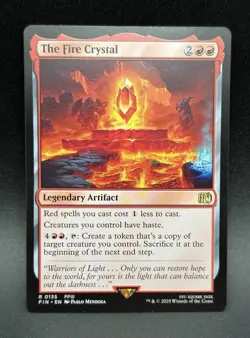 MTG The Fire Crystal R Final Fantasy #135 - Image 1