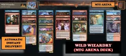 MTGA MTG ARENA CODE CARD WELCOME BOOSTER WILD WIZARDRY DECK HISTORIC EXPLORER - Image 2