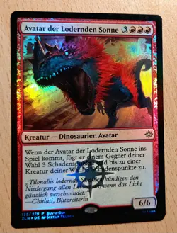 Mtg Magic: FOIL Avatar der Lodernden Sonne / Burning Sun's Avatar, DEUTSCH Dino - Image 1