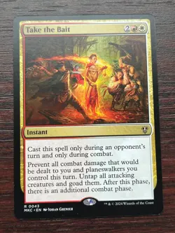 1x TAKE THE BAIT - Murders at Karlov - MTG - Magic the Gathering - Image 1