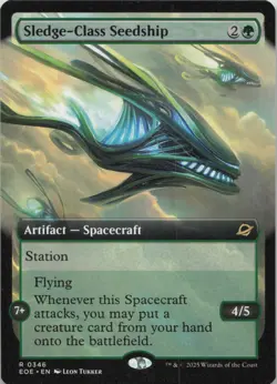 Sledge-Class Seedship (Extended Art) R Edge of Eternities 346 NM MTG - Image 1