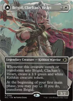 Brigid, Clachan's Heart (Borderless) R Lorwyn Eclipsed 285 - LP MTG - Image 1