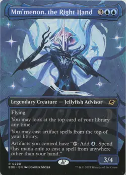 Mm'menon, the Right Hand (Borderless) R Edge of Eternities 290 - LP MTG - Image 1