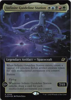 Infinite Guideline Station (Extended Art) - FOIL - R Edge of Eternities 348 - MT - Image 1