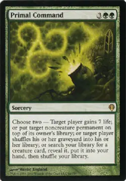 PRIMAL COMMAND X4 4 4X Archenemy MTG Magic the Gathering Cards DJMagic - Image 1