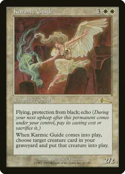 Karmic Guide Urza's Legacy HEAVILY PLD White Rare MAGIC GATHERING CARD ABUGames - Image 1