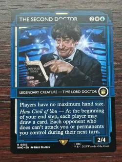 1x THE SECOND DOCTOR - Doctor Who - MTG - Magic the Gathering - Image 1