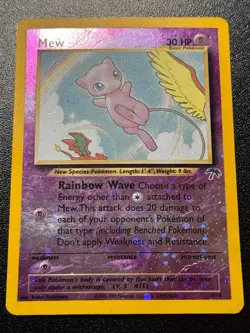 MEW 1/18 - Pokemon TCG Southern Islands - English Reverse Holo Rare Card WOTC - Image 5
