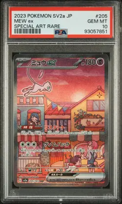 PSA 10 Mew ex 205/165 SAR Special Art Rare SV2a 151 Pokemon Japanese - USA - Image 1