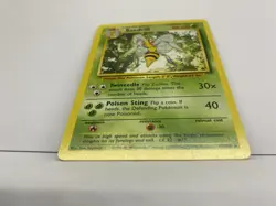 Pokemon Base Set Beedrill 17 NM - pidgeotto 22 MP - computer search 71 MP - Image 3