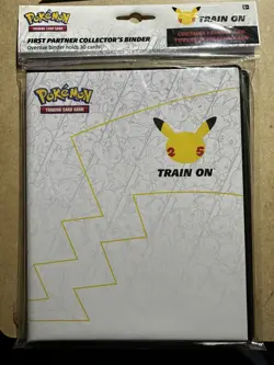 Pokemon TCG 25th Anniversary First Partner Collector’s Binder Pikachu Card Jumbo 820650809606 - Image 1