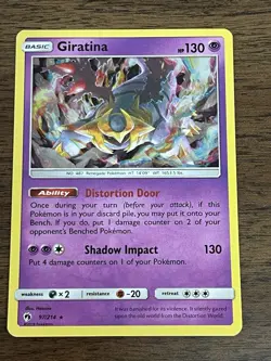 Giratina 97/214 RARE Holo Pokemon TCG: Sm-Lost Thunder Holo - Image 1