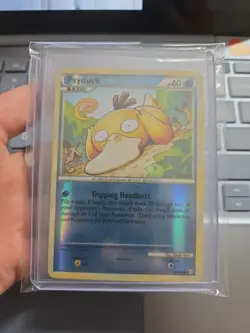 Pokemon TCG Psyduck Triumphant 74/102 Reverse Holo LP - Image 1