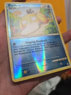 Pokemon TCG Psyduck Triumphant 74/102 Reverse Holo LP - Image 3