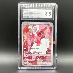 Pokemon Enamorus 180/167 Twilight Masquerade CGC 8.5 Illustration Rare Holo - Image 1