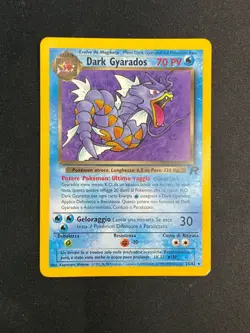 Pokemon Dark Gyarados 25/82 Team Rocket Rara Unlimited Wizards ITA Carte Vintage - Image 1