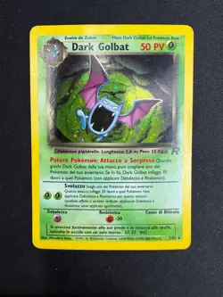 Pokemon Dark Golbat 7/82 Rara Holo Team Rocket Unlimited Wizards ITA Vintage - Image 1