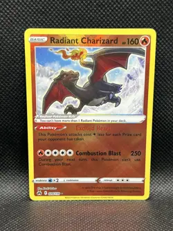 Radiant Charizard 020/159 RARE HOLO Crown Zenith Pokemon TCG English Foil MINT - Image 2